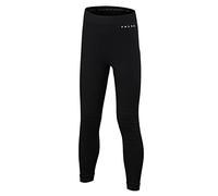 FALKE Wool-Tech Long K Ti lana hilo funcional secado rápido 1 pieza, Capa de base inferior Unisex niños, Negro Black 3000, 122-128