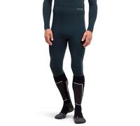 FALKE Wool-Tech Protective 3/4 M Ti Lana Hilo Funcional Secado rápido 1 Pieza, Capa de Base Inferior Hombre, Verde Holly 7385, S