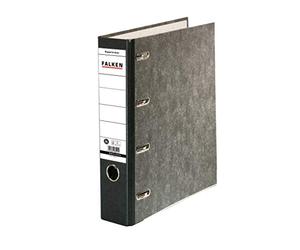 FALKEN 11285426 doble carpeta S 70 para la doble DIN A5 horizontal estante, lomo de 70 mm, Negro