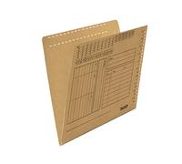 FALKEN 80004377 - Carpeta clasificadora (para DIN A4, 100 unidades), color marrón