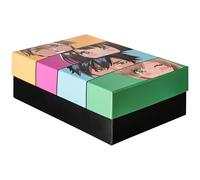 FALKEN Caja original de manga fabricada en Alemania. 120 mm de alto DIN A4. Caja de almacenamiento con tapa de cartón resistente con funda de plástico, adecuada como caja de regalo, caja de manga,