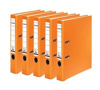 Falken Carpeta de polipropileno de colores, 3 y 5 unidades, color naranja 5er Pack schmal
