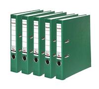 Falken Carpeta de polipropileno de colores, 3 y 5 unidades, color verde 5er Pack schmal