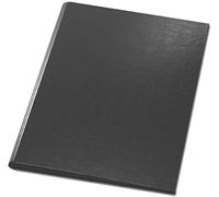 Falken - Carpeta para portapapeles (fabricada en Alemania), con núcleo de cartón resistente y funda de plástico exterior e interior, para DIN A4, con bolsillo en la tapa frontal con soporte para