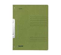 FALKEN - Clasificadora reciclado 1/1 Tapa delantera para DIN A4, (2 pliegues, 50 unidades, color verde