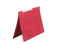 Falken - Juego de 50 carpetas colgantes Pendular (cartón reciclado con encuadernación y ranura para DIN A4, color rojo), diseño de ángel azul