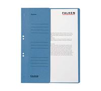 FALKEN ösenhefter de reciclado de cartón, color azul Behördenheftung
