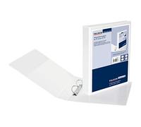 FALKEN plástico - Carpeta de anillas para presentación de plástico para DIN A4 color blanco, color weiß 25mm