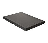 Falken PureBox - Caja de almacenaje con tapa de cartón reciclado de 40 mm de alto, color negro