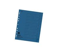 FALKEN - Separadores de cartón de reciclaje, color azul A4-100er Pack