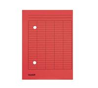 FALKEN Umlauf carpeta, color rojo | Made in Germany - Grapadora de 2 caras con diseño de ángel azul, ideal para oficina, escuela y organización móvil