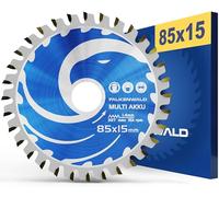 FALKENWALD 10 hojas de sierra de calar T344D - Madera de alta velocidad - Extra largas (152 mm) para cortes profundos de hasta 100 mm - vástago en T, HCS, 6 TPI - para madera blanda, madera dura, MDF