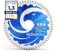 Falkenwald - Hoja de sierra circular 165 x 20 para sierra de inmersión Makita con batería para sierra en madera, metal y aluminio