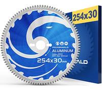 FALKENWALD ® Hoja de sierra circular, ideal para aluminio, compatible con Bosch GTS 10 XC y hoja de sierra Bosch PTS10