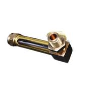 FALKIN 1/4 "3/8" 1/2 "BSPP M12 M14 M16 indicador de Nivel de líquido de Aceite de latón Macho indicador de Mirilla for sumidero de tornos (Color : 1/4", Size : 80mm)