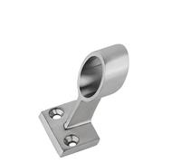 FALKIN Barandilla de Barco de Acero Inoxidable 316, puntal Delantero, Extremo Central, Ajuste de 60 °, Soporte de barandilla Marina, Accesorios for Yates(Forward 22mm)