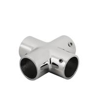 FALKIN Conector de Tubo de Acero Inoxidable 316, súper anticorrosión, sin óxido, for Muelle de yate oceánico, Sujetador de Tubo for toldo al Aire Libre(25mm X)