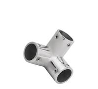 FALKIN Conector de Tubo de Acero Inoxidable 316, súper anticorrosión, sin óxido, for Muelle de yate oceánico, Sujetador de Tubo for toldo al Aire Libre(25mm F)