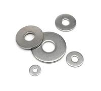 FALKIN Junta de arandela plana ancha GB96 de acero inoxidable A4 316 de grado marino M2.5 M3 M4 M5 M6 M8 M10 M12 M16 M24(1pc M18x55x4)