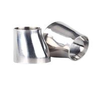 FaLkin Reductor excéntrico de Soldadura a Tope de 19, 25, 32, 38, 45, 51, 57, 63, 76, 89, 102, 108mm, Montaje de tubería Sanitaria de Acero Inoxidable Sus 304, Homebrew (Color : SUS304, Size : 57mm