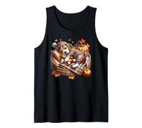 Fall Beagle Decor For Autumn Season Cozy Season Beagle Mom Camiseta sin Mangas