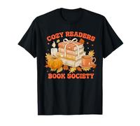 Fall Bibliophile Cozy Readers Book Society tee Camiseta