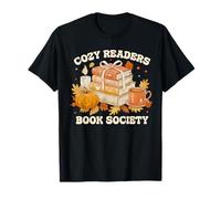 Fall Bibliophile Cozy Readers Book Society tee Camiseta