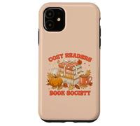 Fall Bibliophile Cozy Readers Book Society tee Carcasa para iPhone 11