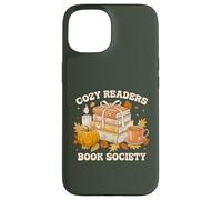 Fall Bibliophile Cozy Readers Book Society tee Carcasa para iPhone 15