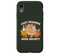 Fall Bibliophile Cozy Readers Book Society tee Carcasa para iPhone XR