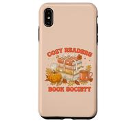 Fall Bibliophile Cozy Readers Book Society tee Carcasa para iPhone XS MAX
