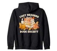 Fall Bibliophile Cozy Readers Book Society tee Sudadera con Capucha