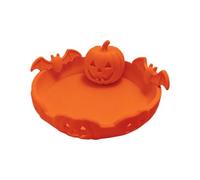 Fall Candy Bowl 3D Printed Funny Spooky Reusable Fall Decor | Pumpkin Dessert Bowls Halloween Decorations for Cookie Chocolate Dessert Food Party Home Kitchen Living Room Office