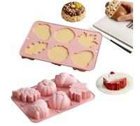Fall Chocolate Mold - 2pcs 3D Thanksgiving Cupcake Moulds