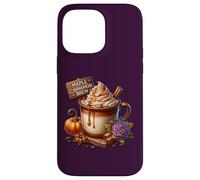 Fall Coffee Mug with Maple Cinnamon Brew Sign For Autumn Carcasa para iPhone 14 Pro MAX