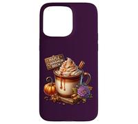 Fall Coffee Mug with Maple Cinnamon Brew Sign For Autumn Carcasa para iPhone 15 Pro MAX