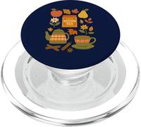Fall Comforts Cozy Cottage Core Tea y Fall Hygge Design PopSockets PopGrip para MagSafe