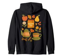 Fall Comforts Cozy Cottage Core Tea y Fall Hygge Design Sudadera con Capucha