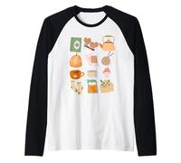 Fall Comforts Cozy Cottage Core y Fall Hygge Design Camiseta Manga Raglan