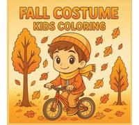 Fall Costume Kids Coloring Book for Kids: Cute Autumn Characters and Easy Coloring Fun | Perfect Fall Activity for Ages 4-8