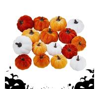 Fall Decoration Pumpkin, Pumpkins Decor Set, 11.42x8.46x3.74 inches, Artificial Harvest Rustic Seasonal Holiday Filler, Autumn Table Centerpiece for Thanksgiving Halloween Party Display, Porch Bowl