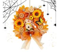 Fall Door Wreath Artificial Thanksgiving Harvest Farmhouse Decor