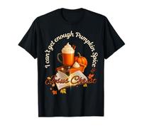 Fall Faith Design, Pumpkin Spice & Jesus Christ Camiseta