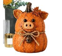 Fall Farm Animal Decor with Bow and Bell Animal - Table Centerpiece