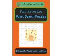 Fall Favorites Word Search Puzzle Book: Word Searches with Easy to Read Print about Fall Favorites, Pumpkins, Cider, Spices, Leaves | 6x9 inches, 110 ... Gift for Vacations, Holidays, and Free Times