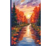 Fall Foliage Leaf Peeping Hiking Journal: A lined 6x9 notebook to write about your outdoor adventures in the autumn leaves