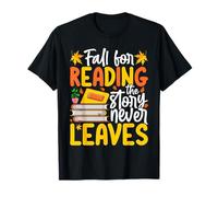 Fall For Reading The Story Never Leaves Camiseta