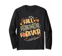 Fall Friends Forever - Cute Autumn Matching Friends Tee Manga Larga