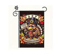 Fall Garden Flag Funny Skeleton Pumpkin Double Sided All The Fall Things Flag Seasonal Autumn Yard Outdoor Decorations