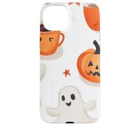 Fall Ghost Pumpkin with Coffee Mugs Halloween Ghosts Coffee Carcasa para iPhone 15 Plus